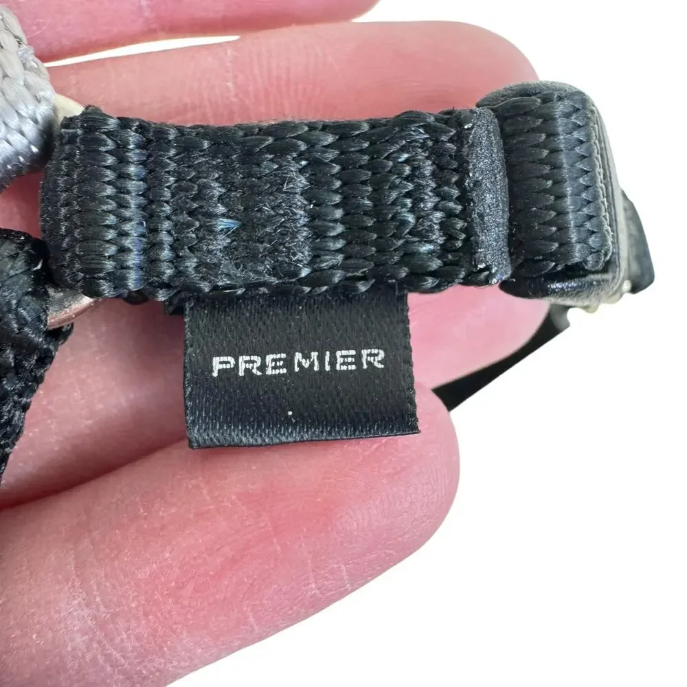 Premier Easy Walk Premier Black Gray Silver Adjustable Dog Harness Size Small